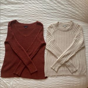 Two fall sweater